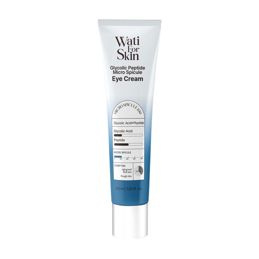 Крем для шкіри навколо очей Wati For Skin Glycolic Peptide Micro Spicule Eye Cream, 30 мл